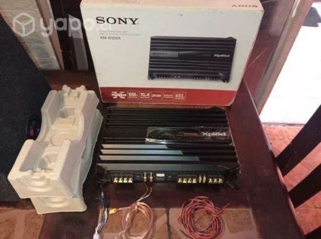 Subwoofer mas amplificador Sony impecable