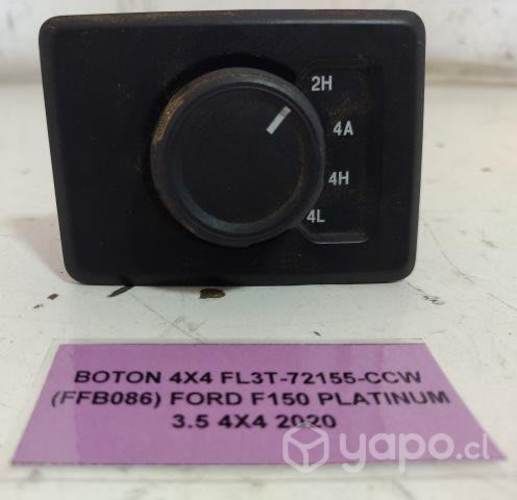 Boton 4x4 FL3T-72155-CCW (FFB086) Ford F150 Plati