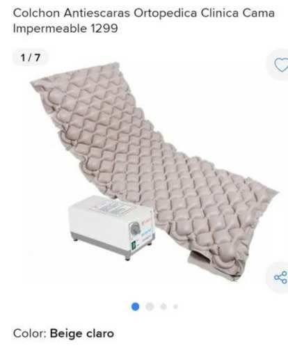 Colchón antiescaras ortopedico impermeable 1 plaza