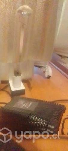 Lampara indoors ampolleta y balastro Marca grow ge