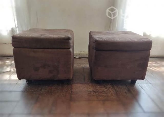 Juego de 2 Poufs HOMY