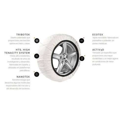 Cadenas de Nieve Textiles Isse Modelo Super 58