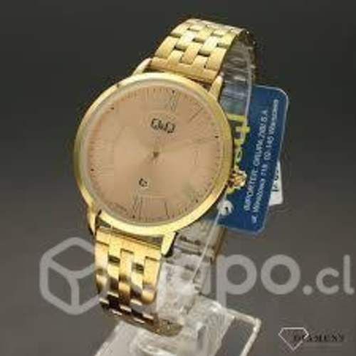 Reloj qyq a469j008y mujer dorado nuevos