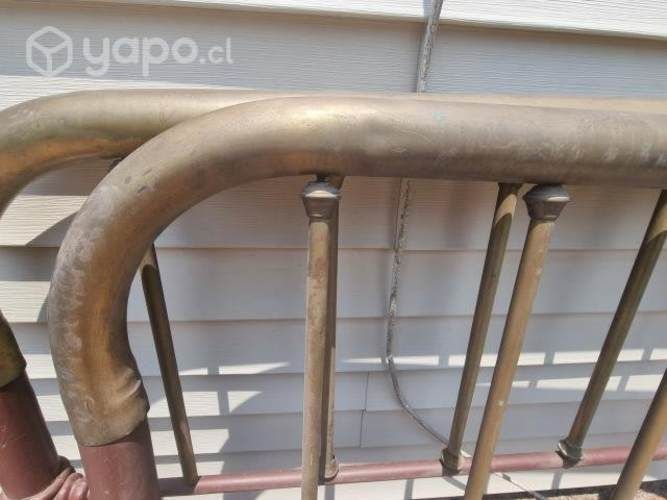 Catres de bronce antiguos vintage 2 unidades