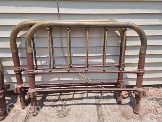 Catres de bronce antiguos vintage 2 unidades