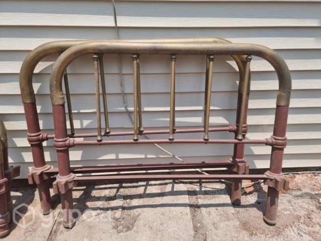 Catres de bronce antiguos vintage 2 unidades