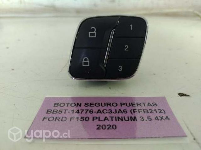 Boton Seguro Puertas (FFB212) F150 3.5 Platinum