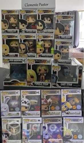 Funko Pop ONE PIECE y Attack On Titan - Pack 19 Fu