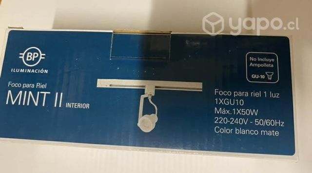 lámpara Riel Energizado