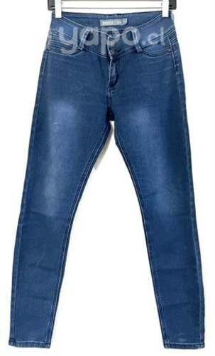 Jeans Elástico Marca Index Talla 36/38 Azul
