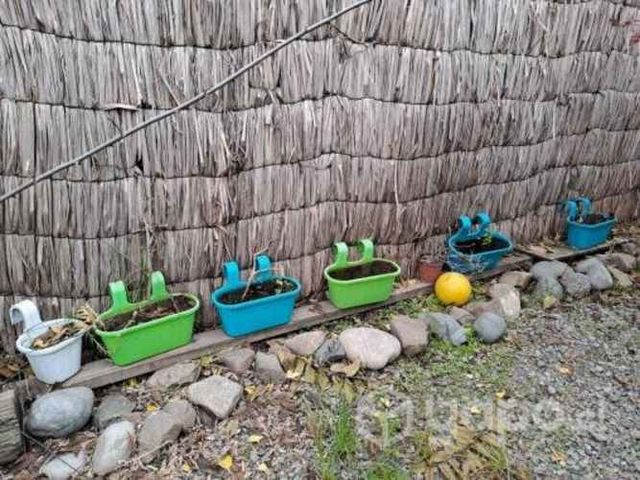 Seis Macetas tipo balcón