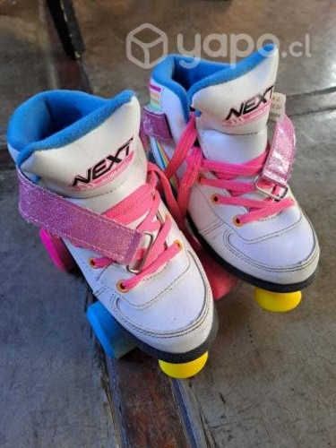 Patines Next 4 ruedas + set nuevo de Protecciones
