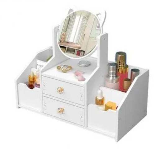 Organizador de maquillaje espejo oeja cat