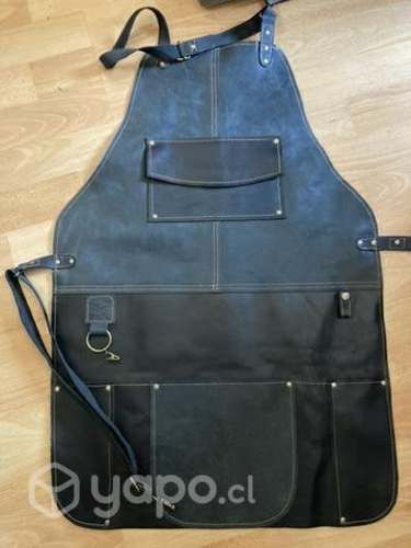 Pechera de cuero parrillera