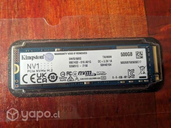 SSD Disco Estado Sólido M2 Kingston 500GB - NUEVO