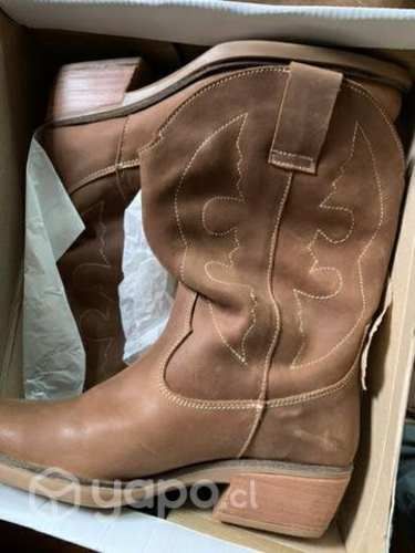 Original bota cuero mossa embalada