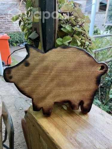 Tabla para picar forma de cerdito