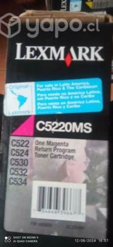 Toner Lexmark c5220ms magenta original de alta