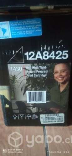 Toner Lexmark 12a8425 black original de alta