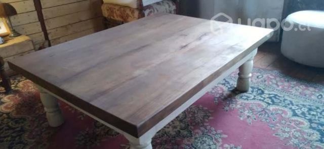 Mesa de centro de coihue