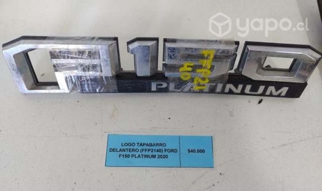 Logo Tapabarro Del (FFP2140) F150 2020 Platinum