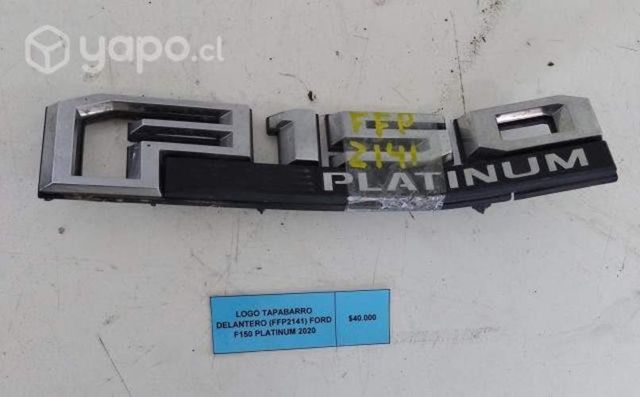 Logo Tapabarro Del (FFP2141) Ford F150 Plat 2020