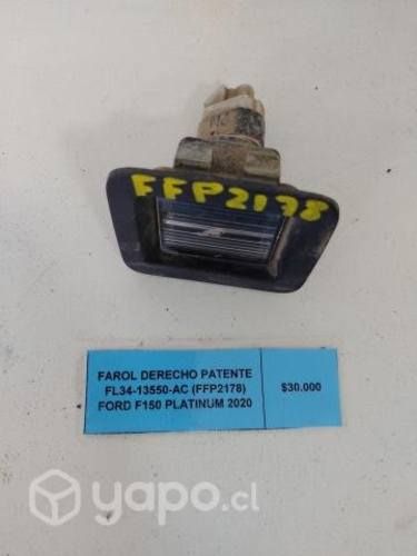 Farol Derecho Patente (FFP2178) F150 Platinum 2020