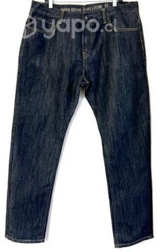 Jeans Marca Onmen Design Talla 52 Mezclilla Oscura