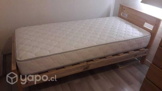 Cama 1 Plaza (Colchón Rosen + Marquesa)