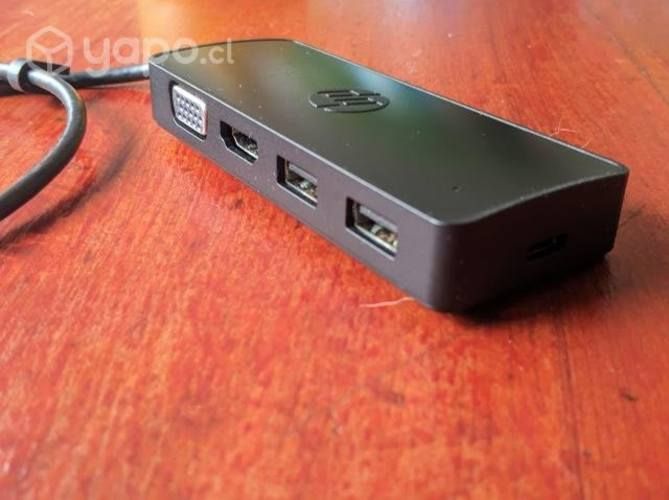 Hub USB HP Travel Hub G2, USB-C a VGA, HDMI