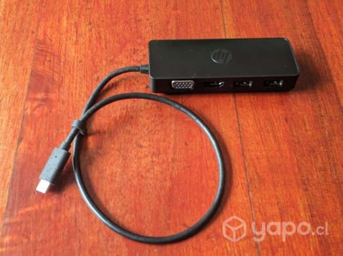Hub USB HP Travel Hub G2, USB-C a VGA, HDMI