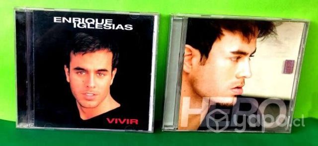 Pack CD Enrique Iglesias "Vivir" + CD Single "Hero