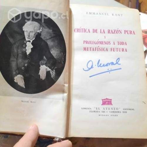 Crítica de la Razón Pura . E. Kant