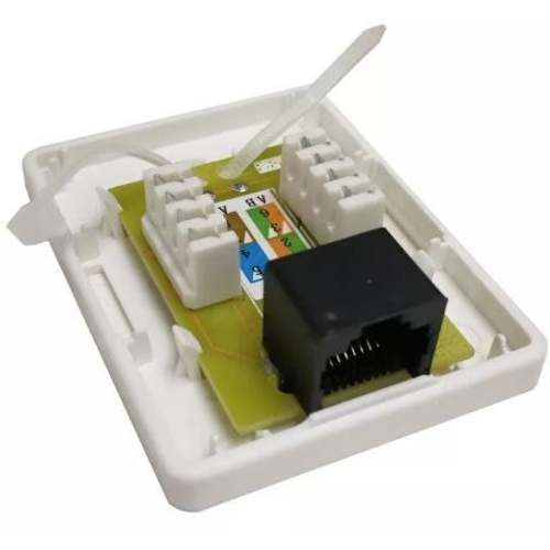 Roseta rj45 cat.6 utp, con modulo interno