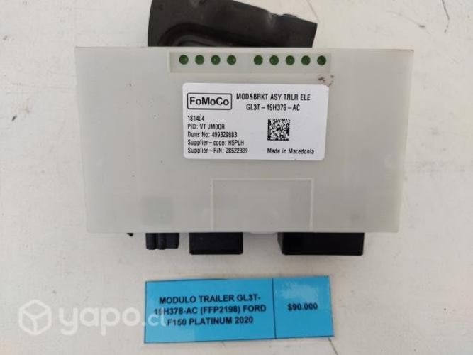 Modulo Trailer GL3T-19H378-AC (FFP2198) F150 Plat