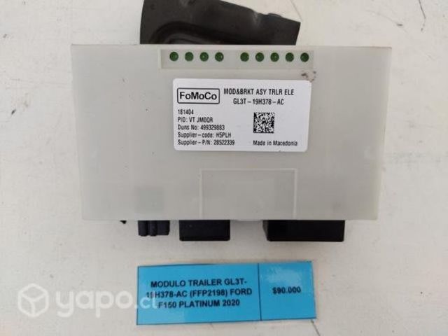 Modulo Trailer GL3T-19H378-AC (FFP2198) F150 Plat