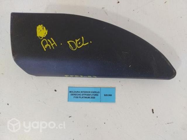 Moldura Interior Espejo Der (FFP2087) Ford F150 Pl