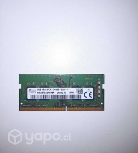 Memoria RAM de 8GB