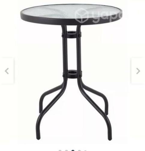 Mesa terraza vidrio poco uso