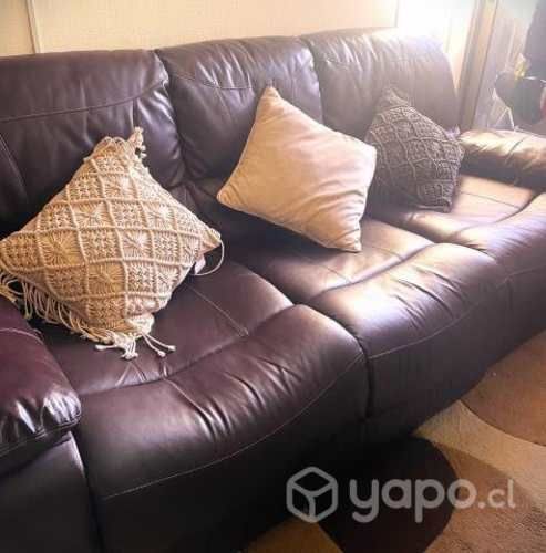 Sillón 3 cuerpos ecocuero