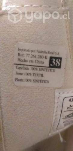 Bota caña alta - botín caña media # 38