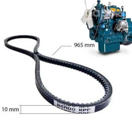 Correa alternador 10a380 motor kubota d905/ d1005