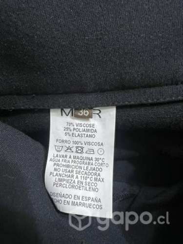 Calza Elástica Marca Mor Talla 36 Negro