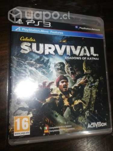 Cabela's survival. shadows of katmai.ps3.