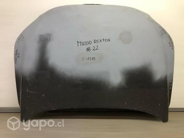 Capot ssangyong musso-rexton 2018-2022