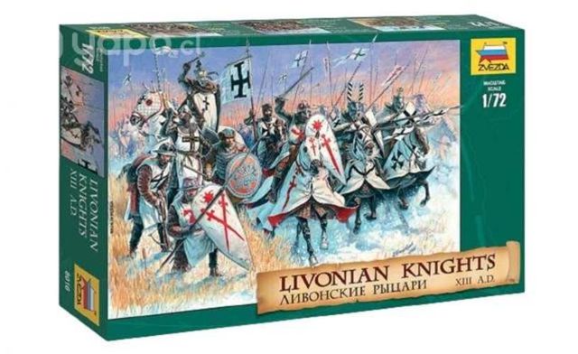 Maqueta Caballeros Cruzados,, Zvezda, 1/72