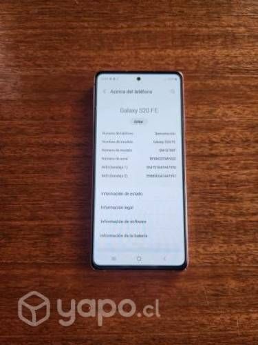 Celular s20 fe