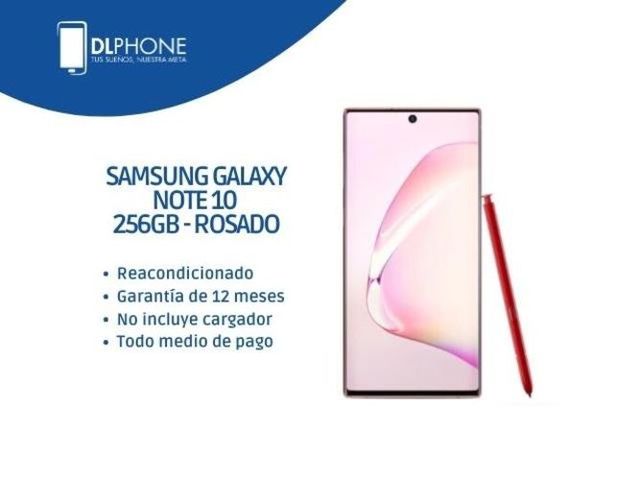 Samsung Galaxy NOTE 10 256GB Rosado Reacondicionad