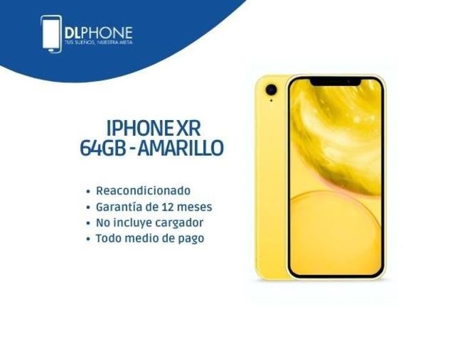 Iphone XR 64GB Amarillo Reacondicionado