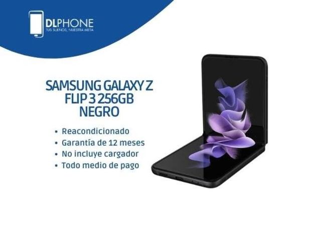 Samsung Galaxy Z Flip 3 256GB Negro Reacondicionad